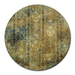 Beautiful  Decorative Vintage Design Round Mousepads by FantasyWorld7