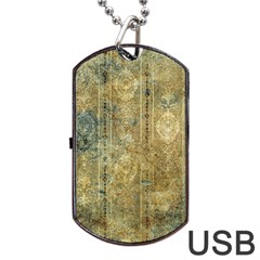 Beautiful  Decorative Vintage Design Dog Tag Usb Flash (one Side)