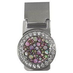 Sweet Allover 3d Flowers Money Clips (CZ) 