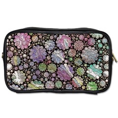 Sweet Allover 3d Flowers Toiletries Bags 2-Side