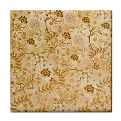 Flower Pattern In Soft  Colors Face Towel