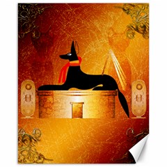 Anubis, Ancient Egyptian God Of The Dead Rituals  Canvas 16  X 20   by FantasyWorld7
