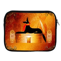 Anubis, Ancient Egyptian God Of The Dead Rituals  Apple Ipad 2/3/4 Zipper Cases by FantasyWorld7