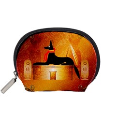 Anubis, Ancient Egyptian God Of The Dead Rituals  Accessory Pouches (small)  by FantasyWorld7