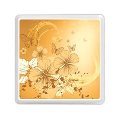 Wonderful Flowers With Butterflies Memory Card Reader (square)  by FantasyWorld7