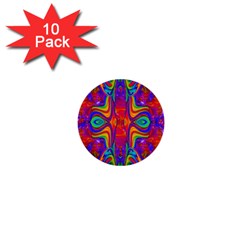 Abstract 1 1  Mini Buttons (10 Pack)  by icarusismartdesigns