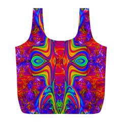 Abstract 1 Full Print Recycle Bags (l)  by icarusismartdesigns