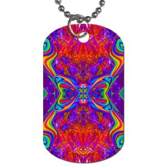 Butterfly Abstract Dog Tag (one Side) by icarusismartdesigns