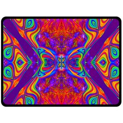 Butterfly Abstract Fleece Blanket (large) by icarusismartdesigns