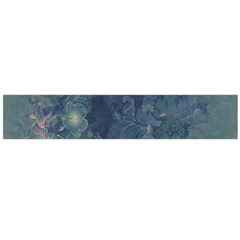 Vintage Floral In Blue Colors Flano Scarf (large) 