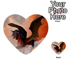 The Dark Unicorn Multi-purpose Cards (heart)  by FantasyWorld7
