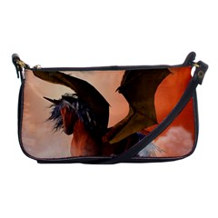 The Dark Unicorn Shoulder Clutch Bags by FantasyWorld7