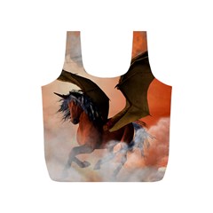 The Dark Unicorn Full Print Recycle Bags (s)  by FantasyWorld7