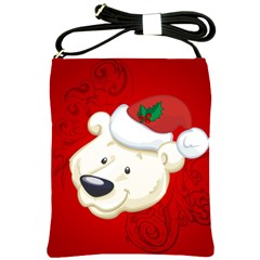 Funny Polar Bear Shoulder Sling Bags