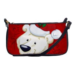 Funny Polar Bear Shoulder Clutch Bags by FantasyWorld7