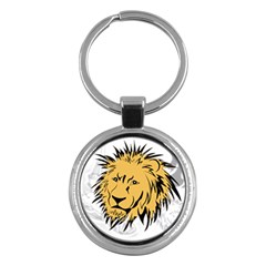 Lion Key Chains (round)  by EnjoymentArt