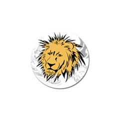 Lion Golf Ball Marker (4 Pack) by EnjoymentArt
