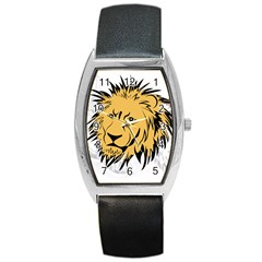 Lion Barrel Metal Watches by EnjoymentArt