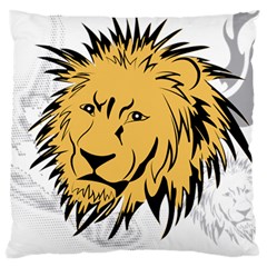 Lion Large Cushion Cases (two Sides)  by EnjoymentArt