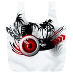 music, speaker Full Print Recycle Bags (L)  Front