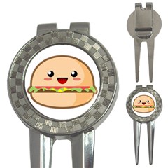 Kawaii Burger 3-in-1 Golf Divots by KawaiiKawaii