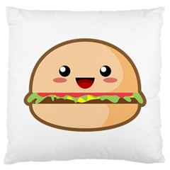 Kawaii Burger Large Cushion Cases (one Side)  by KawaiiKawaii