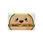 Kawaii Burger Cosmetic Bag (XS) Back