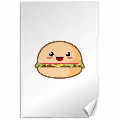 Kawaii Burger Canvas 20  X 30  