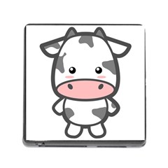 Kawaii Cow Memory Card Reader (square)