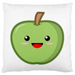 Kawaii Green Apple Standard Flano Cushion Cases (Two Sides)  Back