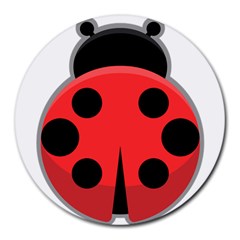 Kawaii Ladybug Round Mousepads by KawaiiKawaii