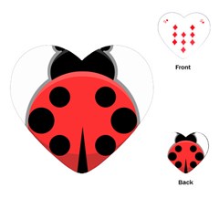 Kawaii Ladybug Playing Cards (heart)  by KawaiiKawaii