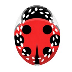 Kawaii Ladybug Ornament (oval Filigree)  by KawaiiKawaii