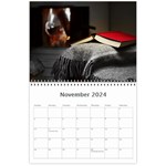 2024 Search Red Wall Calendar 11 x 8.5 (12-Months) Nov 2024