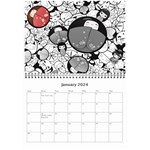 2024 Search Red Wall Calendar 8.5 x 6 Jan 2024