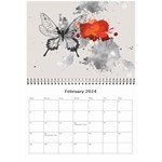 2024 Search Red Wall Calendar 8.5 x 6 Feb 2024