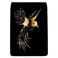 Beautiful Bird In Gold And Black Flap Covers (s) 