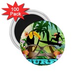 Surfing 2.25  Magnets (100 pack)  Front
