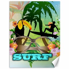 Surfing Canvas 36  X 48   by FantasyWorld7
