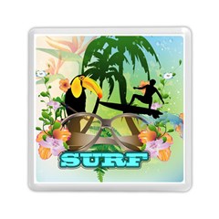 Surfing Memory Card Reader (square)  by FantasyWorld7