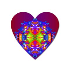 Abstract 6 Heart Magnet by icarusismartdesigns