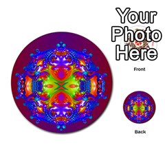 Abstract 6 Multi-purpose Cards (Round) 