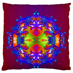 Abstract 6 Standard Flano Cushion Cases (Two Sides) 
