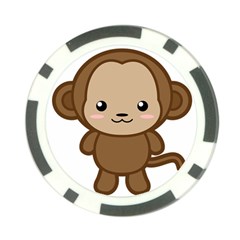 Kawaii Monkey Poker Chip Card Guards