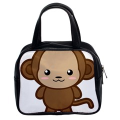 Kawaii Monkey Classic Handbags (2 Sides)