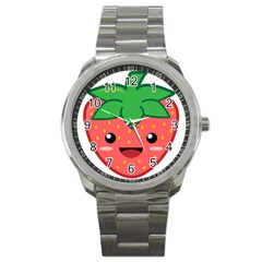 Kawaii Strawberry Sport Metal Watches by KawaiiKawaii