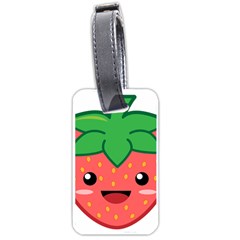 Kawaii Strawberry Luggage Tags (one Side)  by KawaiiKawaii