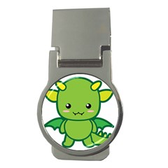 Kawaii Dragon Money Clips (Round) 