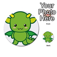 Kawaii Dragon Multi-purpose Cards (Round) 