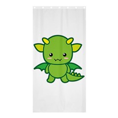 Kawaii Dragon Shower Curtain 36  x 72  (Stall) 